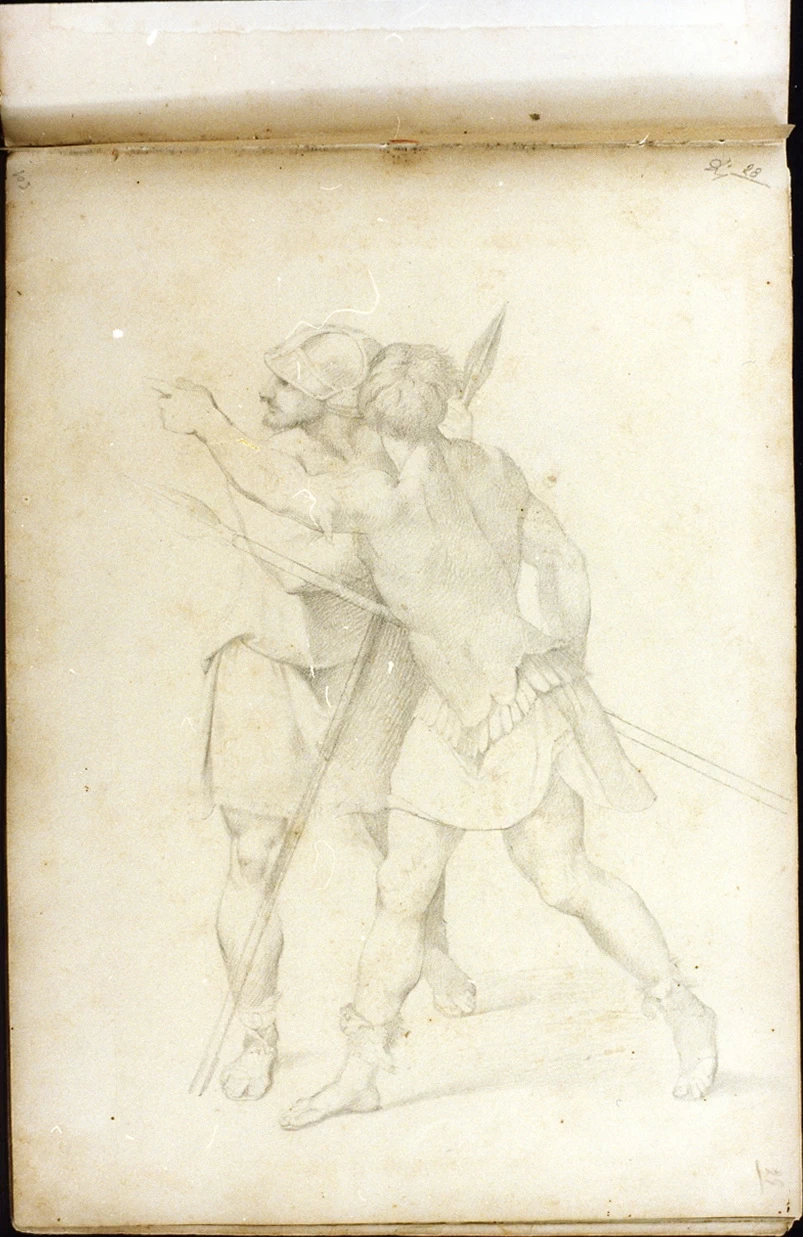 Studio di guerrieri - Museo Nazionale di san Martino, Napoli